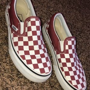 Checkered vans (: